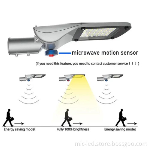 Customizable Waterproof Die-Cast Aluminum Street Lights (50W-200W)